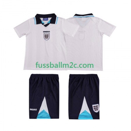 Fußballtrikots England Retro Kinder Heim Trikotsatz 1996